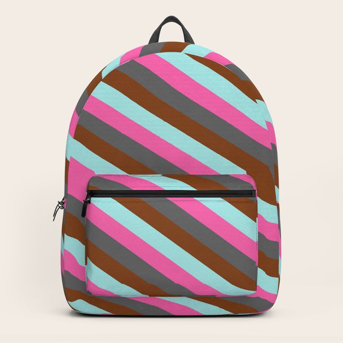 Pink colored backpacks hot sale
