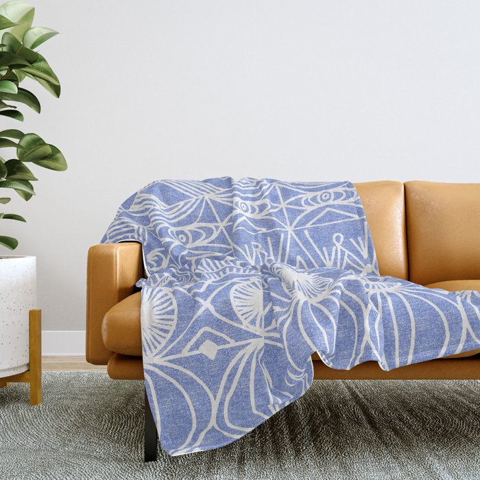 Periwinkle sales throw blanket