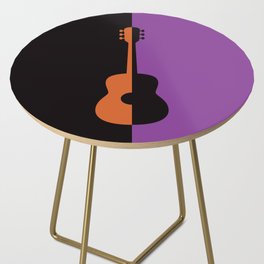 Acoustic Guitar Jazz Rock n Roll Classical Music Mid Century Modern Minimalist Abstract Geometrical Side Table