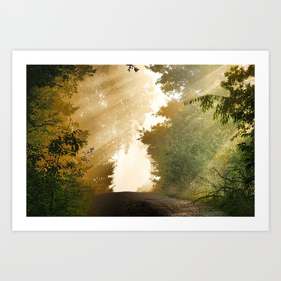 away-nature Art Print