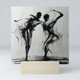 Ink Dancers 04 Mini Art Print by Stephen Beveridge