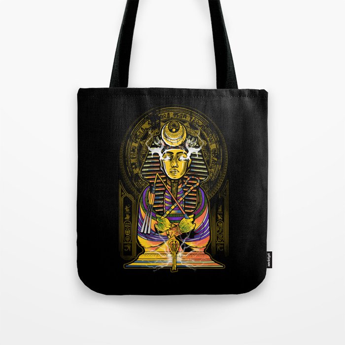 Pharaoh Egypt Illustration Tote Bag