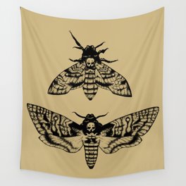Antique Deaths Head Hawk Moth Pointillism Wandbehang