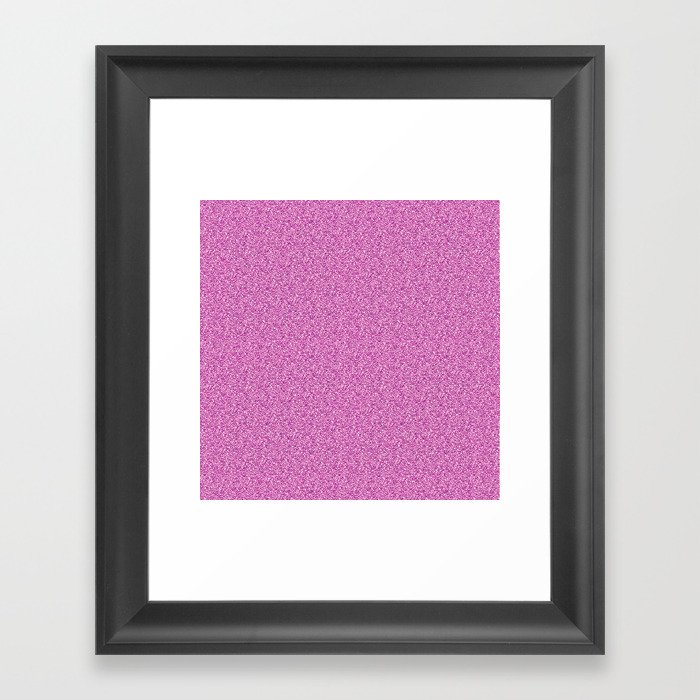 Pink Glitter Framed Art Print