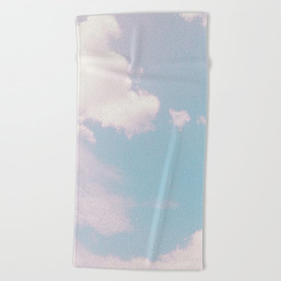 Every Cloud Has a Pink Lining Beach Towel