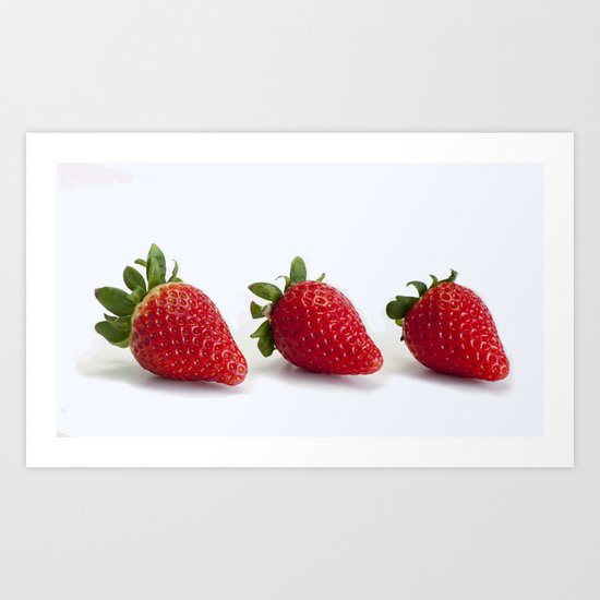 STRAWBERRY Art Print