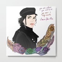 Lana Parrilla Feathers of Hope Metal Print | Feathers, Reginamills, Hope, Onceuponatime, Regina, Graphicart, Digital, Lparrilla, Feathersofhope, Drawing 