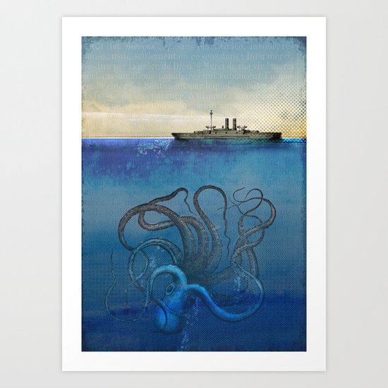 Sea Monster Art Print