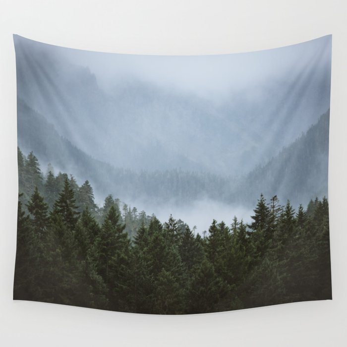 Olympic Mountain Adventures Wall Tapestry