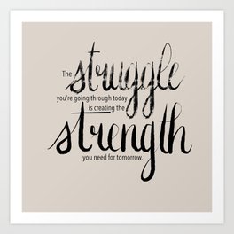 Strength Art Print