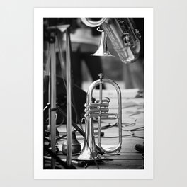 Jazz Trumpet Art Print