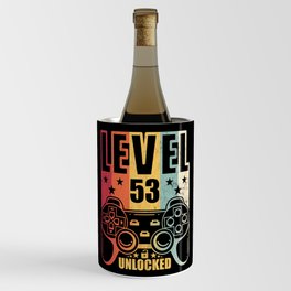 Level 53 Unlocked Gaming Birthday Gamer Wine Chiller