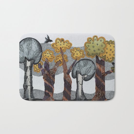 Autumnal Grove Bath Mat