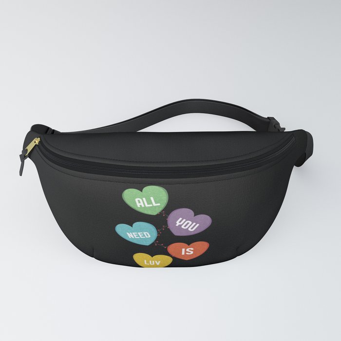You Need Love Colorful Hearts Valentines Day Fanny Pack