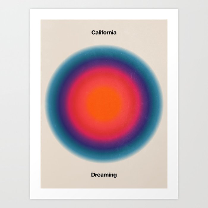 California Dreaming: Off-White Day Edition Art Print