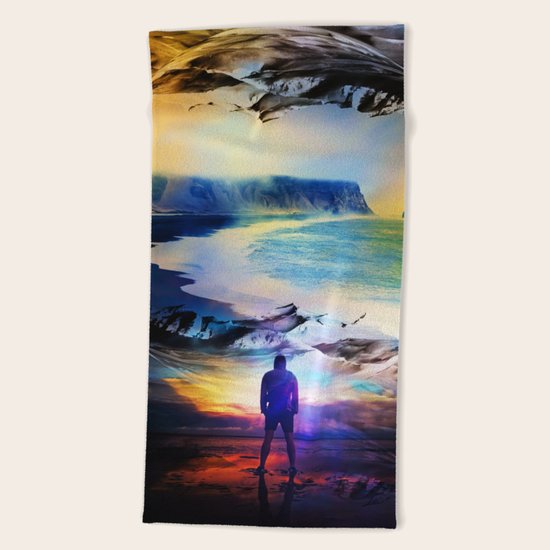 Edge Of Time Beach Towel