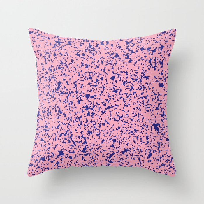 Composition Print (Pink) Throw Pillow