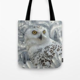Snowy Owl Sanctuary Tote Bag