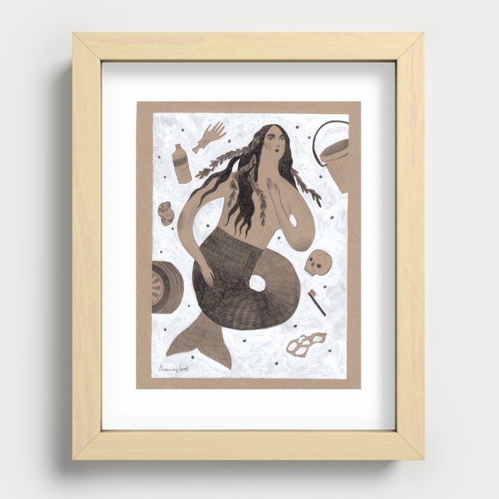 Siren of the Ohio River Recessed Framed Print