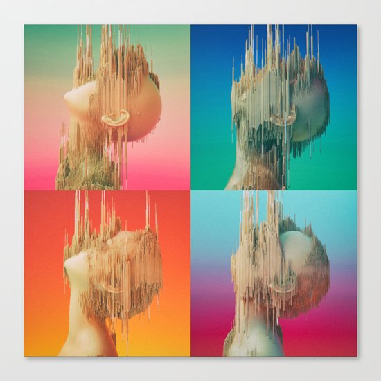 WHO ARE YOU? (everyday 06.09.16) Canvas Print