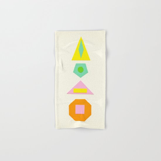 Shapes Within Shapes Hand & Bath Towel