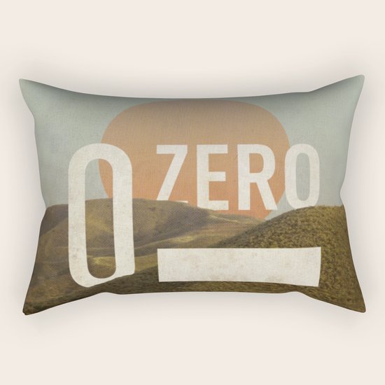 Zero Rectangular Pillow