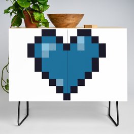 Pixel Heart 02 Credenza