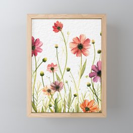 Sunflower Field Framed Mini Art Print