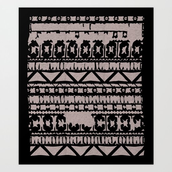 Aztec 4# Art Print