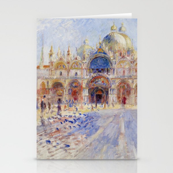 Auguste Renoir - The Piazza San Marco in Venice Stationery Cards