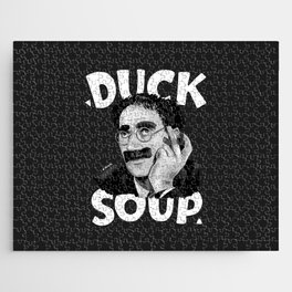 Groucho Marx - Duck Soup with Title Illustration Jigsaw Puzzle