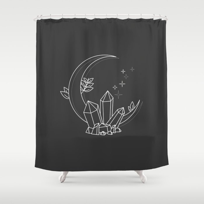 Crystal Moon Shower Curtain