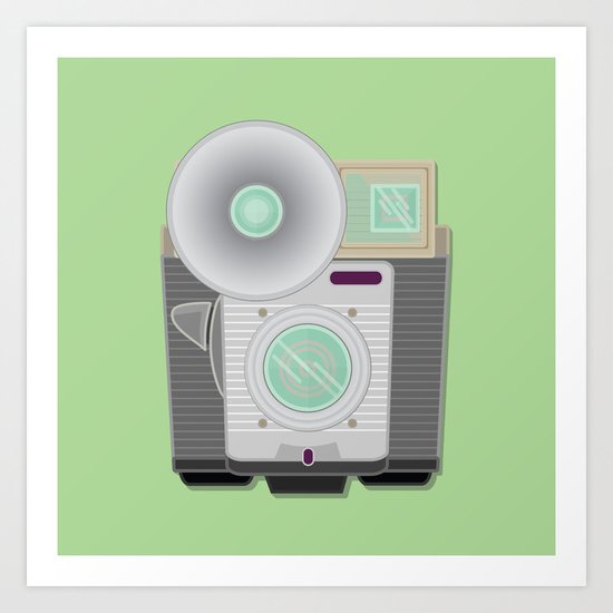 Retro Cam Art Print