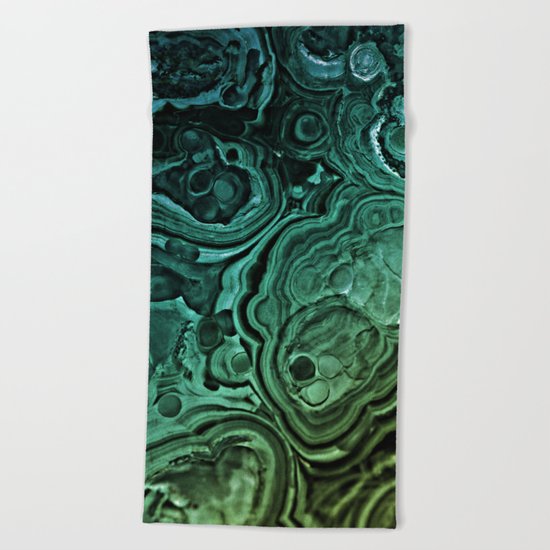 MALACHITE GREEN Beach Towel