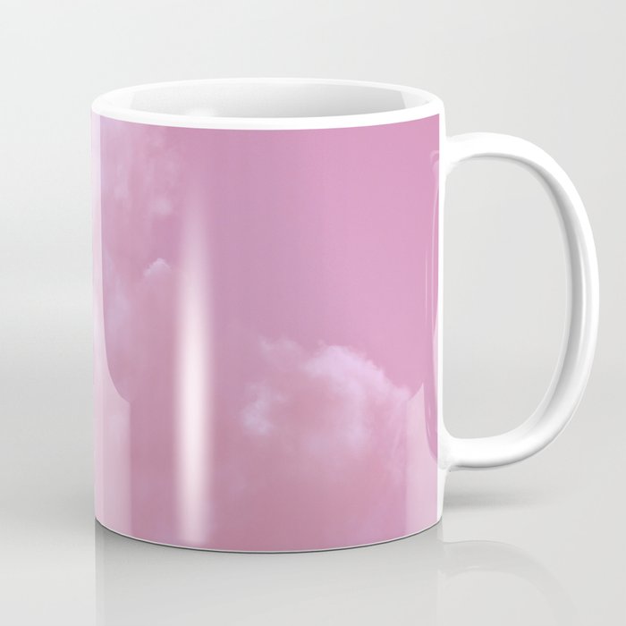 Floating cotton candy with pink Coffee Mug