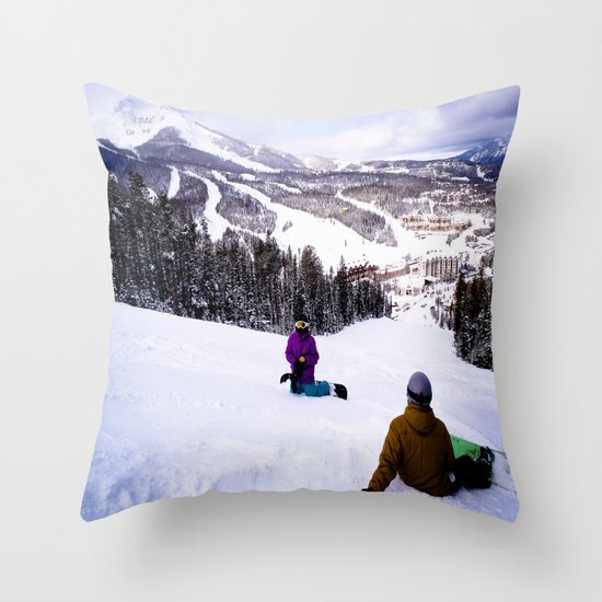 Shreddin' Throw Pillow