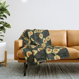 Avocado Pattern Throw Blanket