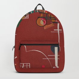 Dumpfes Rot, No.400 by Wassily Kandinsky, 1927 Backpack