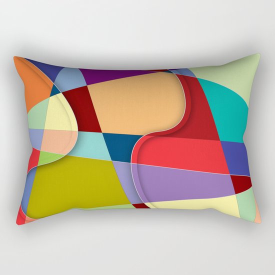 Abstract #303 Rectangular Pillow