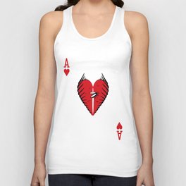 Curator Deck: The Ace of Hearts Tank Top