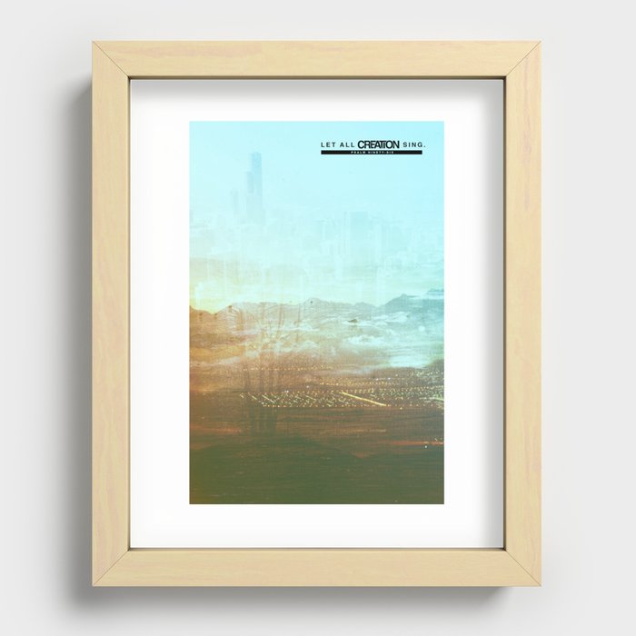 Let All Creation Sing Recessed Framed Print
