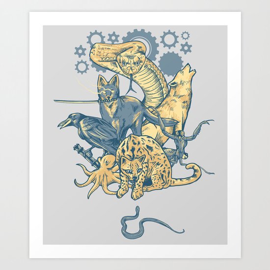 Shadow Moses Art Print