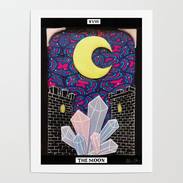The Moon - Bi Pride Poster