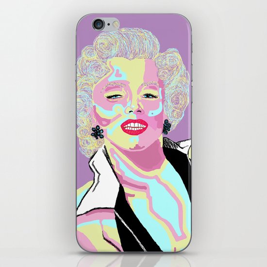 Marilyn M iPhone & iPod Skin