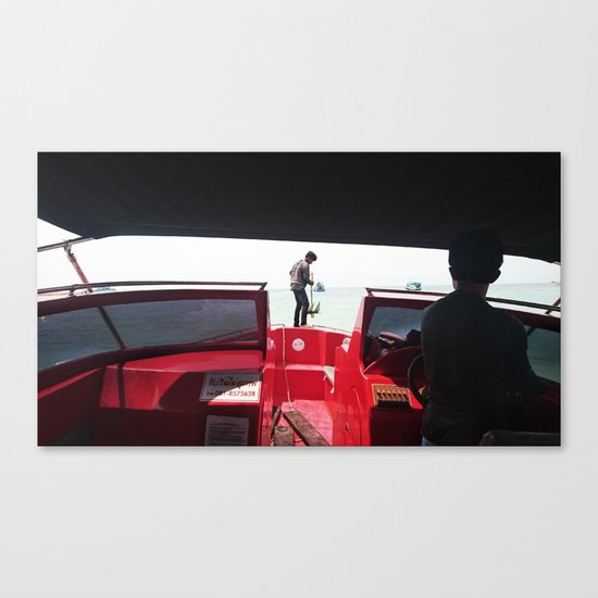 Dropping Anchor Canvas Print