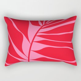 Leaf Pink Rectangular Pillow