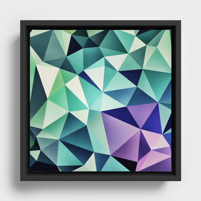 :: digital pattern :: Framed Canvas