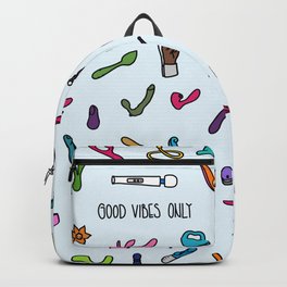 Good Vibes Only Backpack | Sexed, Funfactory, Sexeducation, Eroscillator, Goodvibesonly, Drawing, Selfpleasure, Wevibe, Masturbation, Solosex 