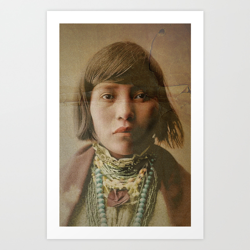 Young Native American Girl 1904 Art Print By Patseg Society6 Young Native American Girl 1904 Art Print By Patseg Society6