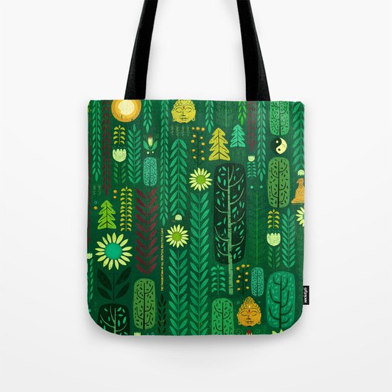 Sacred Forest (Portrait) Tote Bag